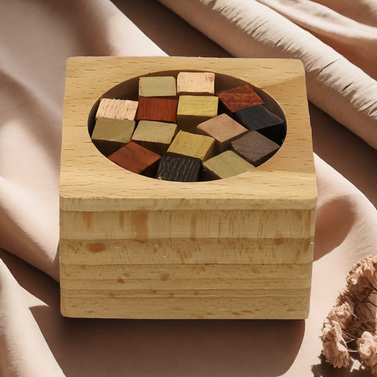 Beech Wood Cubes Portable Aroma Diffuser