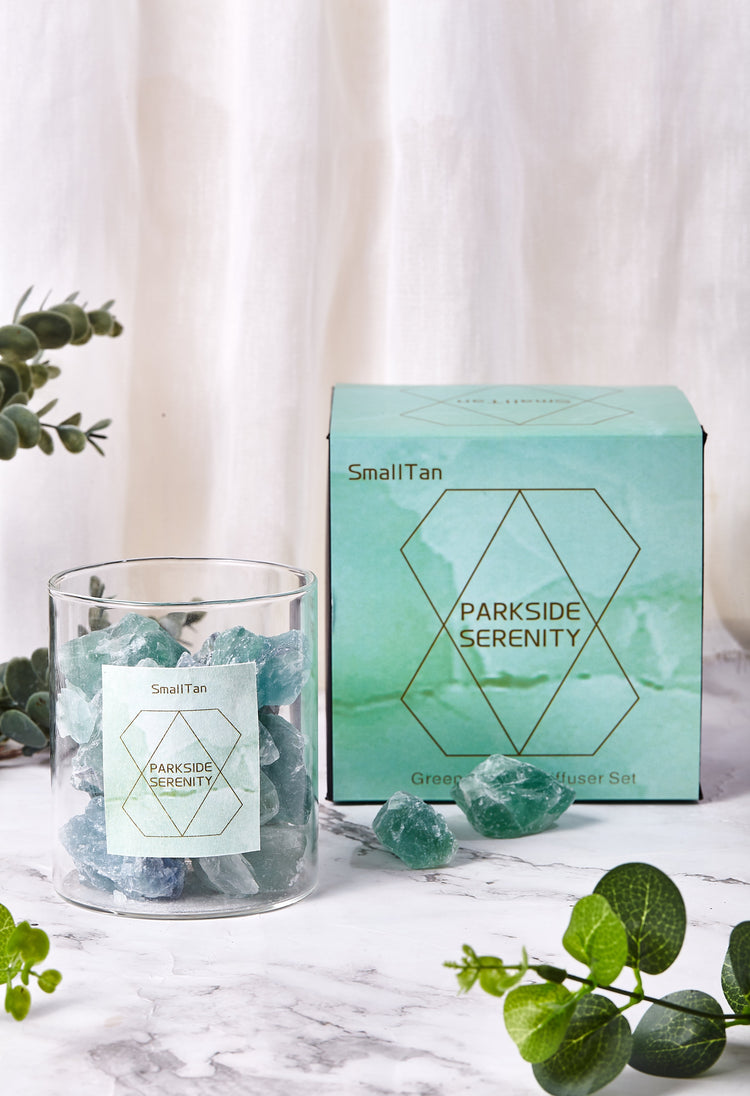 Parkside Serenity
Green Fluorite Crystal Diffuser Set